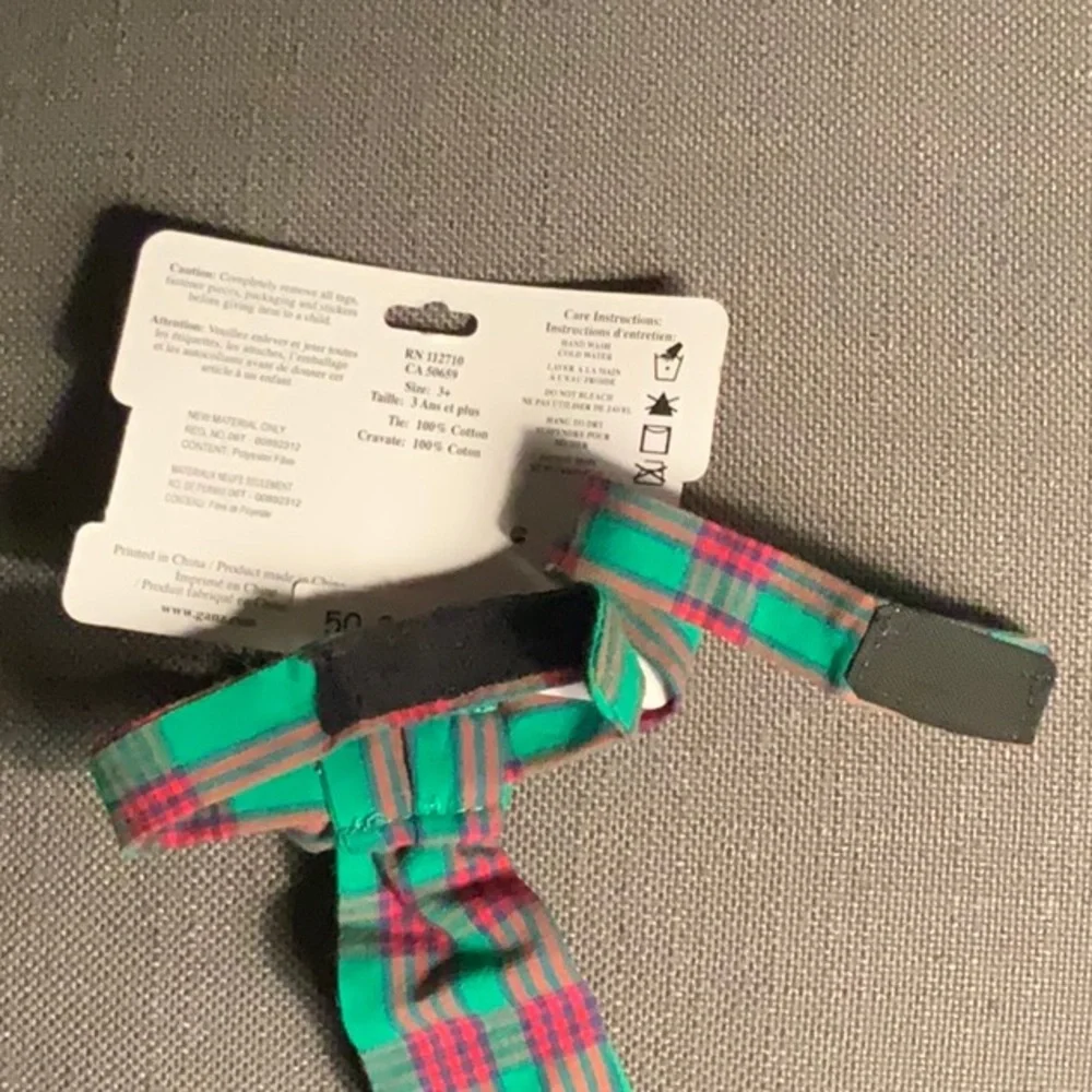 NWT Little Boys Velcro Necktie